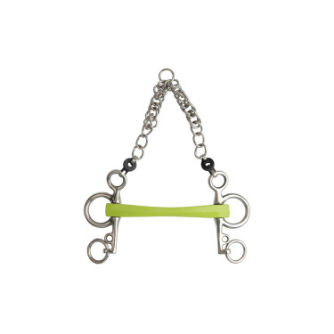 Mors pelham Metalab Flexi Soft reto hastes curtas