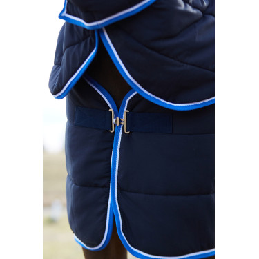 Capa de estábulo com forro Horze Glasgow com cobertura de pescoço 250 g Capa de estábulo com forro Horze Glasgow com cobertura de pescoço 250 g