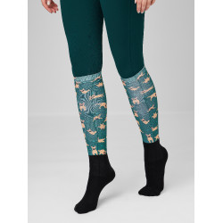 Meias LeMieux Footsie Cães Multicolor