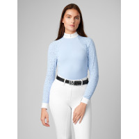 Camisa de competição LeMieux Olivia de mangas compridas Branco