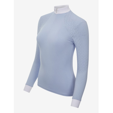 Camisa de competição LeMieux Olivia de mangas compridas Névoa Azul