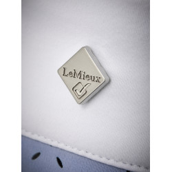 Pólo de competição LeMieux Olivia de mangas curtas Névoa Azul