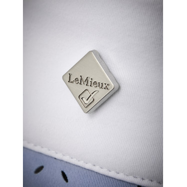 Pólo de competição LeMieux Olivia de mangas curtas Névoa Azul