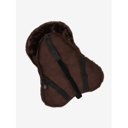 Capa de assento LeMieux Simuwool Castanho Capa de assento LeMieux Simuwool Castanho