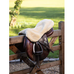 Capa de assento LeMieux Simuwool Natural Castanho