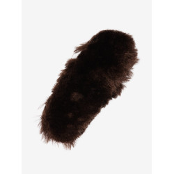 Capa de focinheira de queixo LeMieux Simuwool Castanho