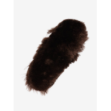 Capa de focinheira de queixo LeMieux Simuwool Castanho