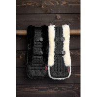 Capa de cilha de adestramento LeMieux Simuwool Preto Capa de cilha de adestramento LeMieux Simuwool Preto
