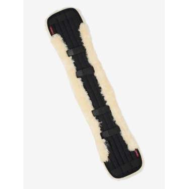 Capa de cilha de adestramento LeMieux Simuwool Natural Castanho