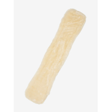 Capa de cilha de adestramento LeMieux Simuwool Natural Castanho