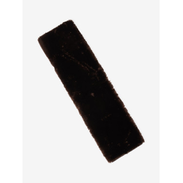 Capa de cilha de adestramento LeMieux Simuwool de enfiar Castanho