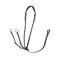 Martingal com argolas Kudos LeMieux Preto / prata Martingal com argolas Kudos LeMieux Preto / prata