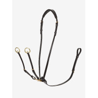 Martingal com argolas Kudos LeMieux Preto / prata