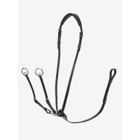 Martingal com argolas Kudos LeMieux Castanho / prateado Martingal com argolas Kudos LeMieux Castanho / prateado