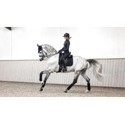Tapete LeMieux Crystal Suede Dressage Preto Tapete LeMieux Crystal Suede Dressage Preto