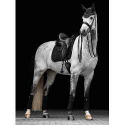 Tapete LeMieux Crystal Suede Dressage Preto Tapete LeMieux Crystal Suede Dressage Preto