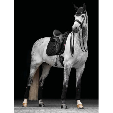 Tapete LeMieux Crystal Suede Dressage Preto Tapete LeMieux Crystal Suede Dressage Preto