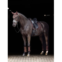 Tapete LeMieux Crystal Suede Dressage Preto