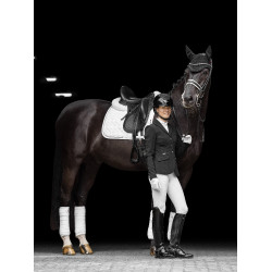 Tapete LeMieux Crystal Suede Dressage Branco Tapete LeMieux Crystal Suede Dressage Branco
