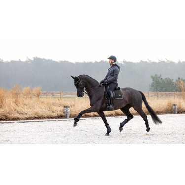 Tapete LeMieux Puissance Camurça Dressage Square Preto Tapete LeMieux Puissance Camurça Dressage Square Preto