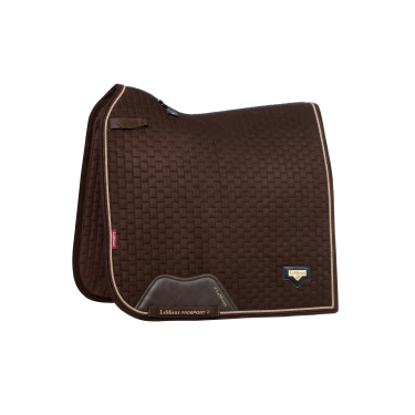 Tapete LeMieux Puissance Camurça Dressage Square Castanho