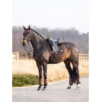 Tapete LeMieux Puissance Camurça Dressage Square Castanho