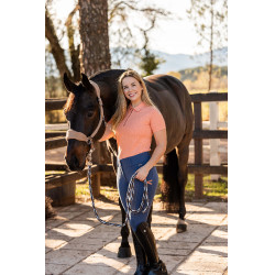 Polo extensível Zola Horze feminino Rosa inclusivo Polo extensível Zola Horze feminino Rosa inclusivo