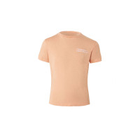 Camiseta Calina com bordado Horze infantil Rosa camarão