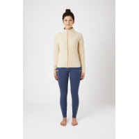 Dames fleecevest Zelda Horze Bege tapioca Dames fleecevest Zelda Horze Bege tapioca