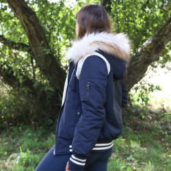 Bombers Pénélope Lyon Marinho / branco sujo Azul-marinho Bombers Pénélope Lyon Marinho / branco sujo Azul-marinho