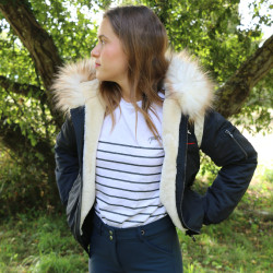 Bombers Pénélope Lyon Marinho / branco sujo Azul-marinho Bombers Pénélope Lyon Marinho / branco sujo Azul-marinho