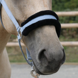 Cabresto de carneiro T de T sintético Cinza / preto Cinzento