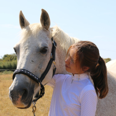 Polo de competição Sevilha Pénélope de mangas compridas Branco Polo de competição Sevilha Pénélope de mangas compridas Branco