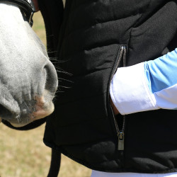 Colete sem mangas Longueil Paddock Sports Preto Colete sem mangas Longueil Paddock Sports Preto