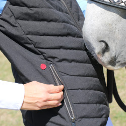 Colete sem mangas Longueil Paddock Sports Preto Colete sem mangas Longueil Paddock Sports Preto