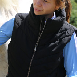 Colete sem mangas Longueil Paddock Sports Preto Colete sem mangas Longueil Paddock Sports Preto