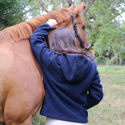 Anorak Equithème Celia Azul-marinho