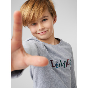 Camiseta de mangas compridas Mini LeMieux Jamie Cinzento Camiseta de mangas compridas Mini LeMieux Jamie Cinzento
