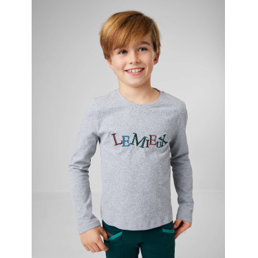 Camiseta de mangas compridas Mini LeMieux Jamie Cinzento Camiseta de mangas compridas Mini LeMieux Jamie Cinzento