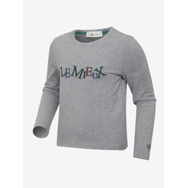 Camiseta de mangas compridas Mini LeMieux Jamie Cinzento Camiseta de mangas compridas Mini LeMieux Jamie Cinzento