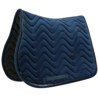 Almofada de sela Equithème Glossy Azul-marinho