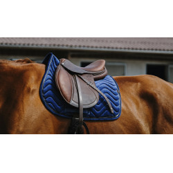 Almofada de sela Equithème Glossy Azul-marinho Almofada de sela Equithème Glossy Azul-marinho