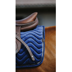 Almofada de sela Equithème Glossy Azul-marinho Almofada de sela Equithème Glossy Azul-marinho