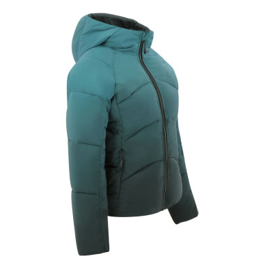 Casaco acolchoado Equithème Laura infantil Turquesa Azul Casaco acolchoado Equithème Laura infantil Turquesa Azul