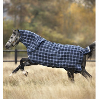 Cobertura Horseware Rhino Plus Vari-Layer 450g Marinho xadrez / índigo Azul-marinho Cobertura Horseware Rhino Plus Vari-Layer 450g Marinho xadrez / índigo Azul-marinho