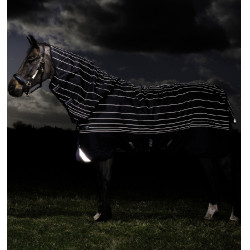 Capa Horseware Amigo Bravo 12 Reflectech Plus 250g Preto / refletivo Capa Horseware Amigo Bravo 12 Reflectech Plus 250g Preto / refletivo