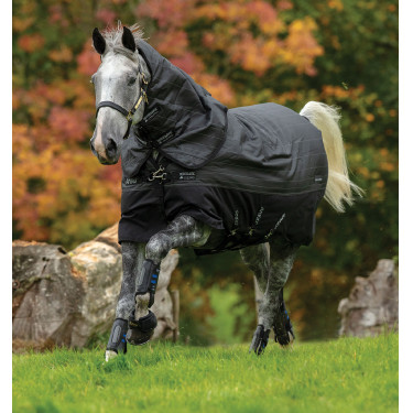 Capa Horseware Amigo Bravo 12 Reflectech Plus 250g Preto / refletivo Capa Horseware Amigo Bravo 12 Reflectech Plus 250g Preto / refletivo
