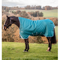 Capa Horseware Amigo Bravo 12 Wug 0g Verde tempestade / turquesa Capa Horseware Amigo Bravo 12 Wug 0g Verde tempestade / turquesa
