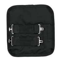 Extensão de peito Horseware Amigo Preto / preto Extensão de peito Horseware Amigo Preto / preto