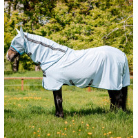 Capa anti-moscas Horseware Amigo Bug Rug 0g Azul celeste / preto Capa anti-moscas Horseware Amigo Bug Rug 0g Azul celeste / preto